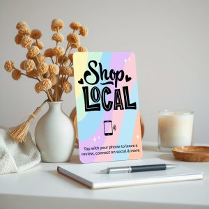 Promote local shopping and mobile engagement.