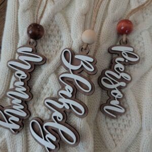 Personalized Name Stocking Tag